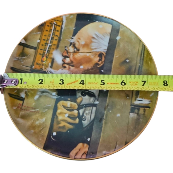 Norman Rockwell Vintage 'Old Man Winter' Plate - 1979 Early Years - Picture 4 of 4